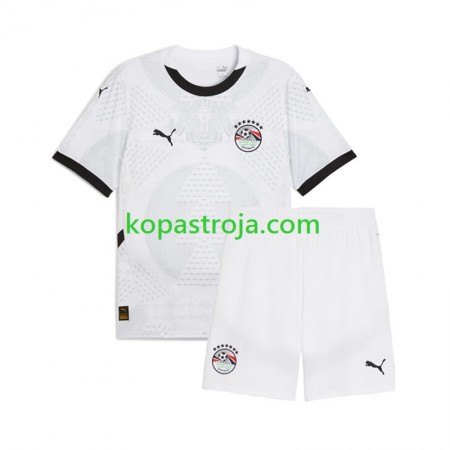 Billiga Fotbollströjor Egypten Barn Borta tröja 2024/25 Kortärmad